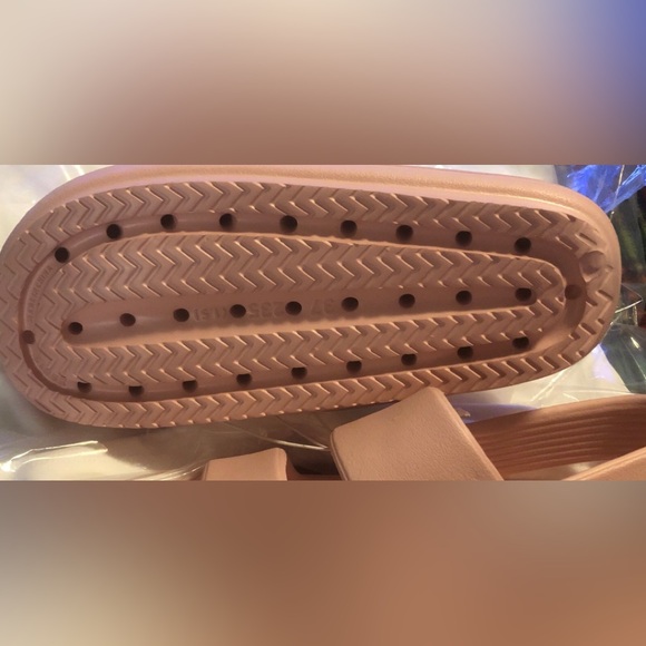 BEACH SLIDES by J/SLIDES Womens Size 8 Pink Synthetic New - Picture 5 of 8